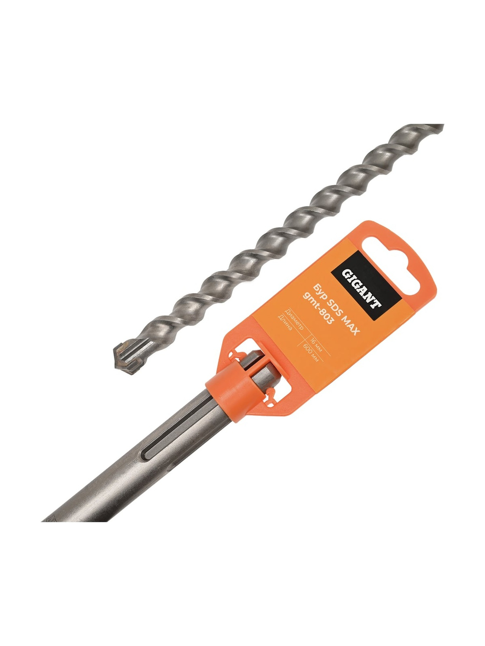 Бур SDS MAX 16x600 мм Gigant gmt-803