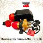 Выключатель главный АКБ IP65 24В