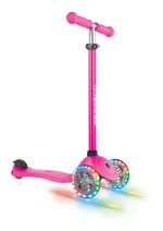 Самокат Globber Primo Lights розовый