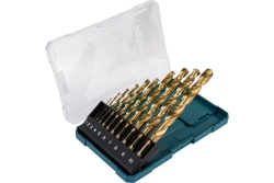 Набор сверл по металлу HSS-TiN Economy 10 шт.,1-10 мм Makita D-72849