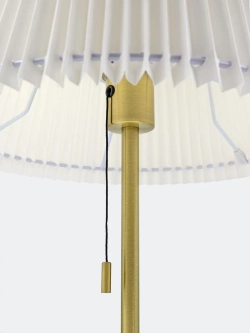 Торшер напольный с абажуром из ткани