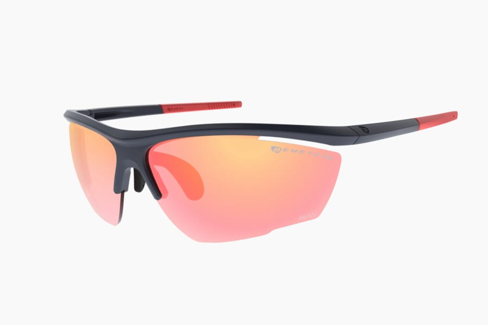 Спортивные очки с диоптриями Demetz Relief L / Matte Navy / Red Pink Photochromic Red Revo Cat.1 to 3