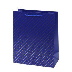 GAEM Пакет подарочный (бумага 210г/м2, блок 12шт), L26 W12 H32 см, 4в.