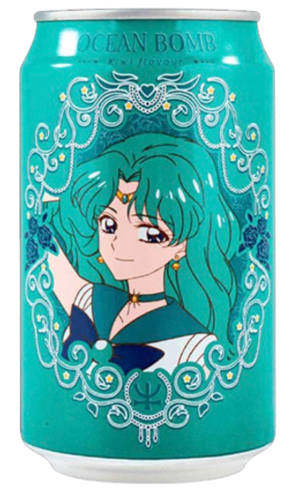 Газированный напиток Sailor Moon Ocean Bomb со вкусом киви