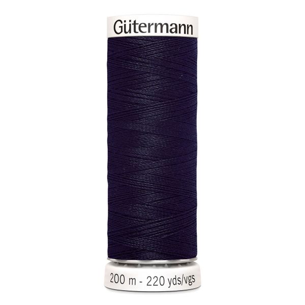 Нитки универсальные Gutermann Sew-all 100 (200 метров), 5 кат. | 665 сине-черный