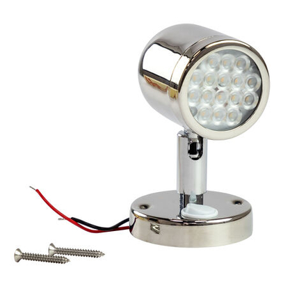 Светильник каютный светодиодный, нержавеющий корпус