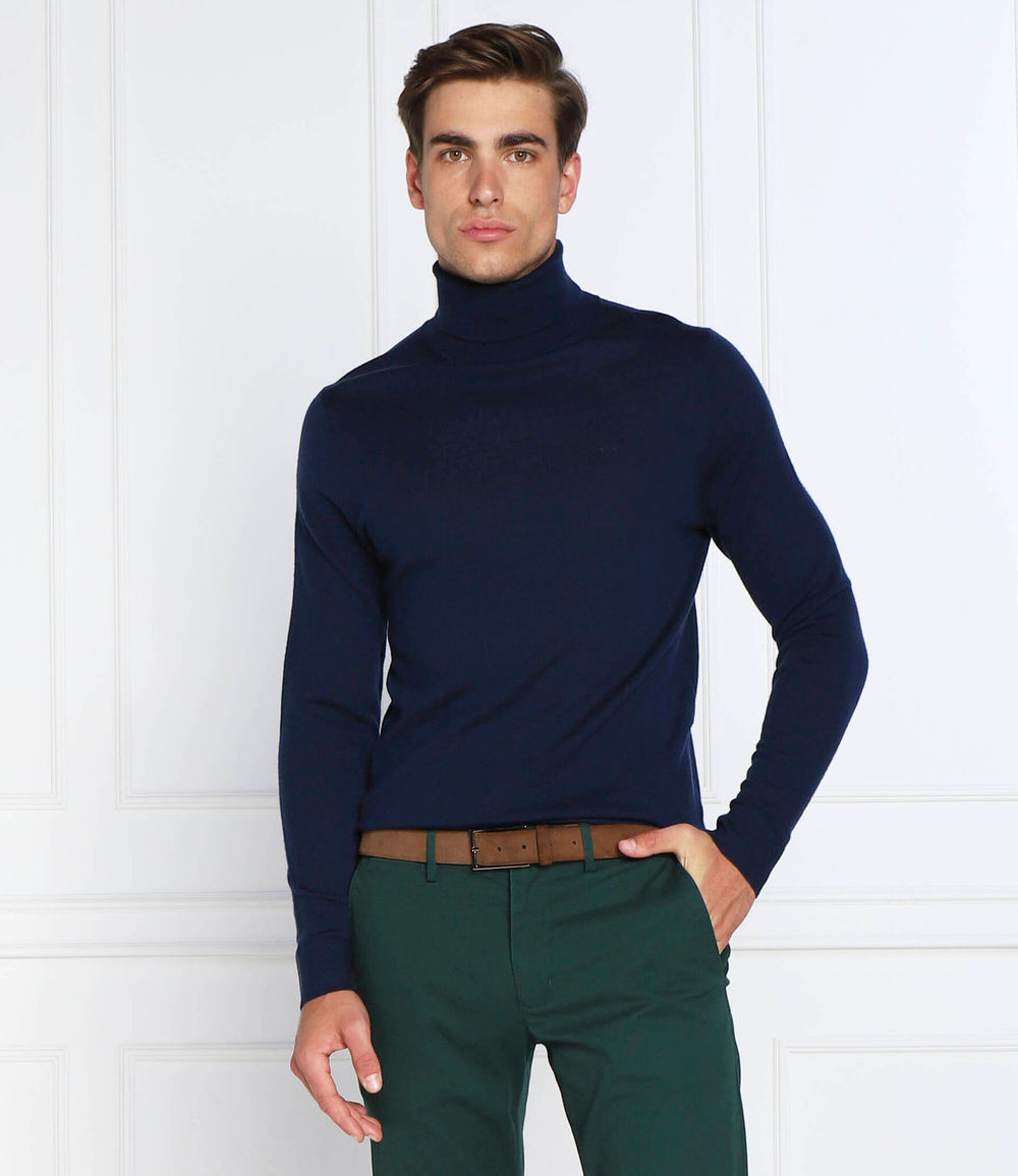 Хлопковый гольф Calvin Klein - темно-синий(K10K110420)