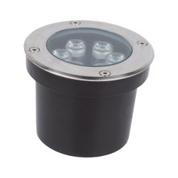 ULU-B11A-6W-GREEN IP67 GREY Светильник светодиодный уличный. Архитектурный встраиваемый. Зеленый свет. Корпус серый. TM Uniel.