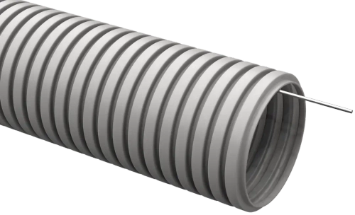 ELASTA Труба гофрированная ПВХ d=25мм с зондом (25м) IEK