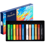 Пастель масляная DELI "Finenolo", 12 цветов, картон