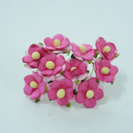 Цветок круглый бумажный мелкий, цвет в ассортименте