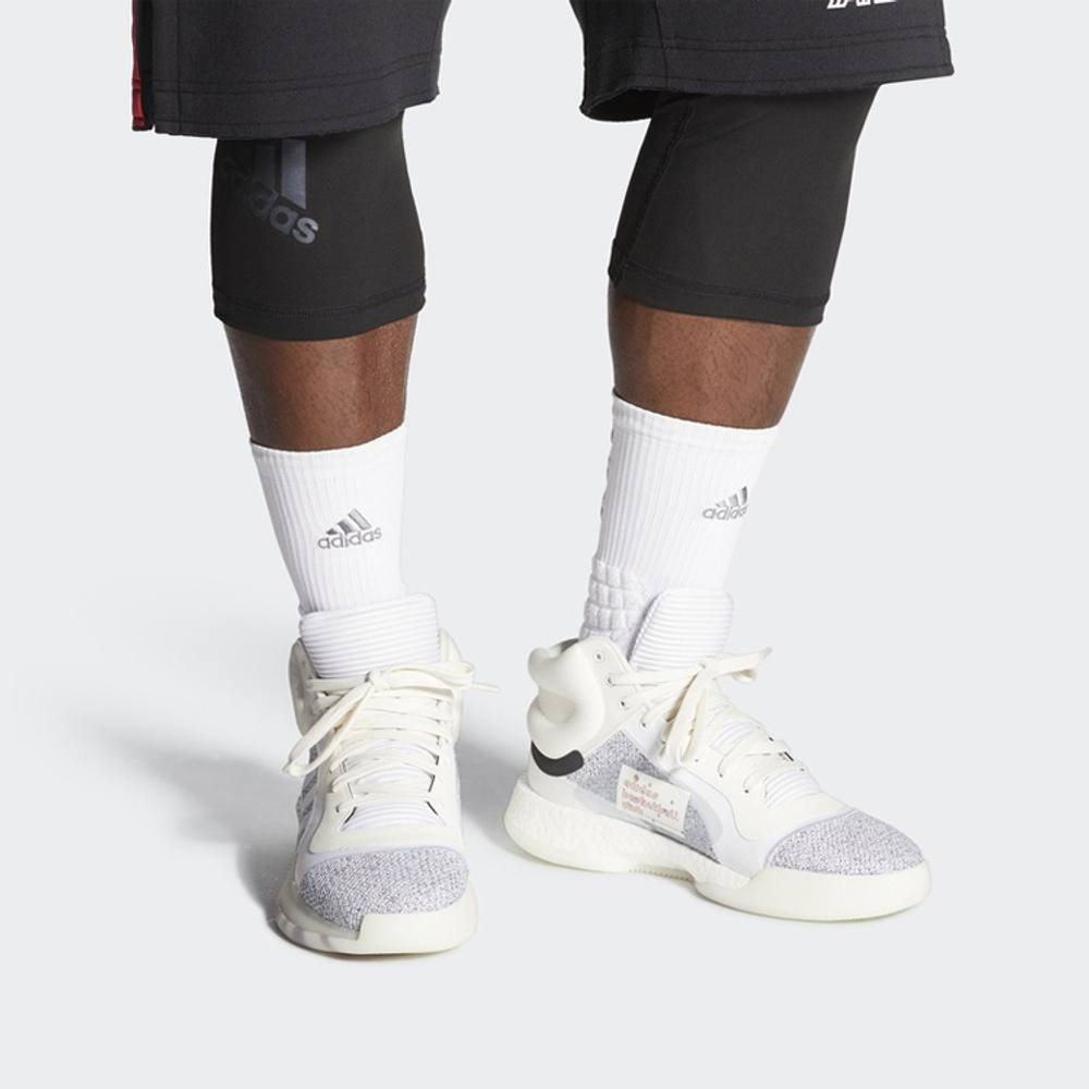Кроссовки Adidas Marquee Boost White Grey