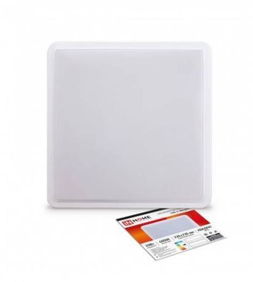 Светодиодный светильник IN HOME СПБ-2 20 Вт 4000К КВАДРАТ 230 мм