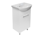 Тумба д/ванной "АлАн-45" белый, правая под раковину Уют-45 (Rosa) (ЛДСП) (разбор)