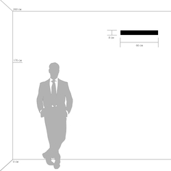 810527 Бра FIUME LED 20W 1900LM ЧЕРНЫЙ 3000K