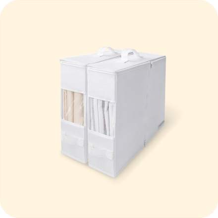 Набор органайзеров для постельного белья, 2 шт