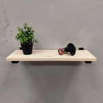 Настенные полки из натурального дерева в стиле Лофт