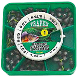 Набор грузил Traper 30206 Оливка с Пластик трубочкой 0.5-2.0гр