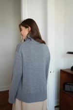 Свитер Алтай для беременных и кормящих мам, Серый