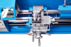 Настольный токарный станок по металлу WEISAN WM210F400. Мини станок для сверлильных и торцевых работ для дома, гаража и мастерской.