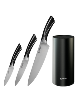 Набор ножей 3 в 1 KAYDZO FUGU и подставки