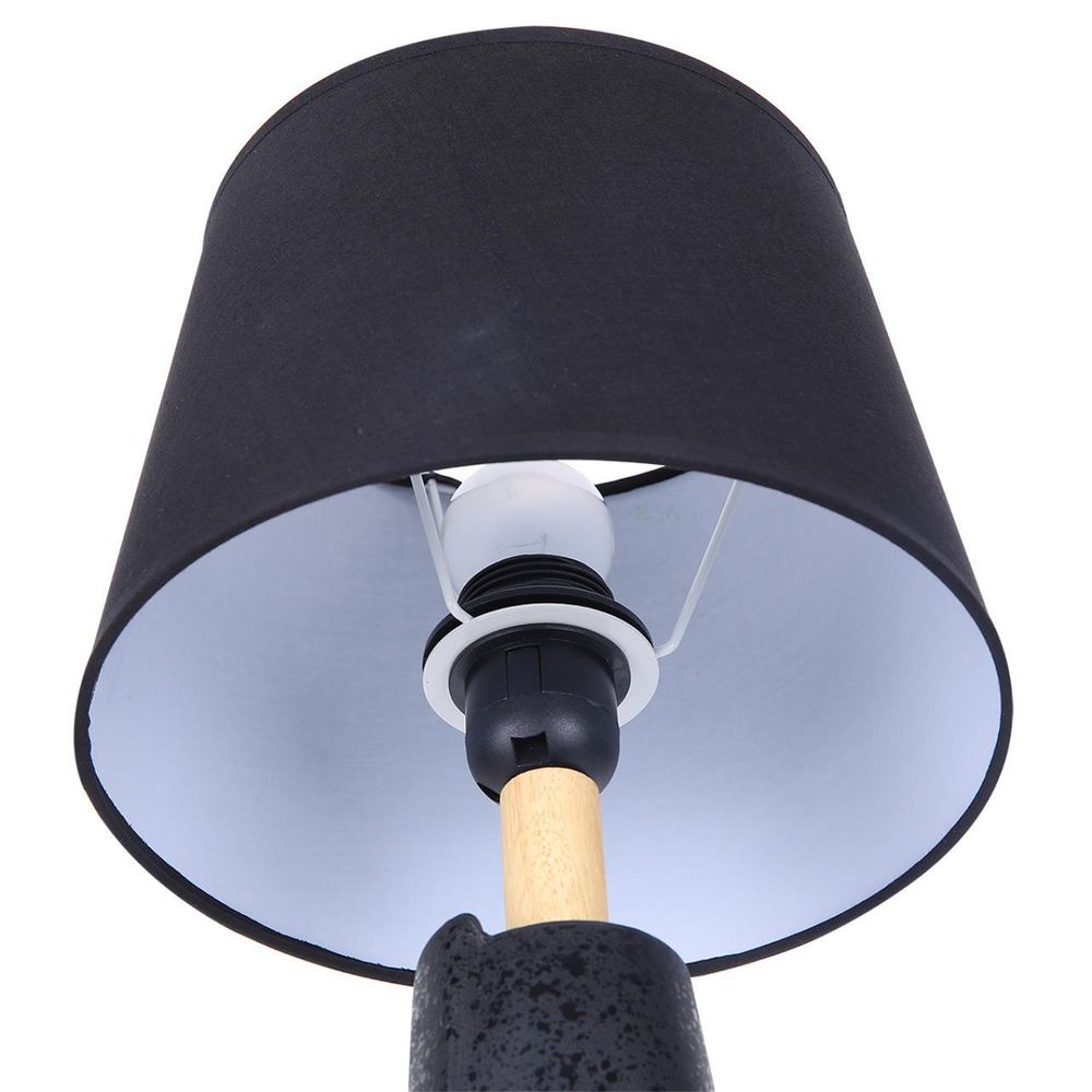 8209/1T MODERNI LN25 000 черный, керамика/текстиль Настольная лампа Е27 1*60W 220V VISIONA