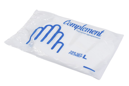 Перчатки полиэтиленовые 100 шт.