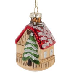 GAEM Украшение новогоднее "Домик", L5 W5 H10,5 см
