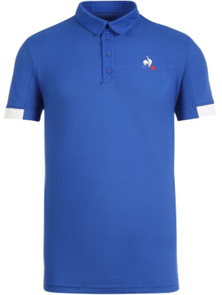 Мужское теннисное поло Le Coq Sportif TENNIS Polo SS No.5 M - cobalt