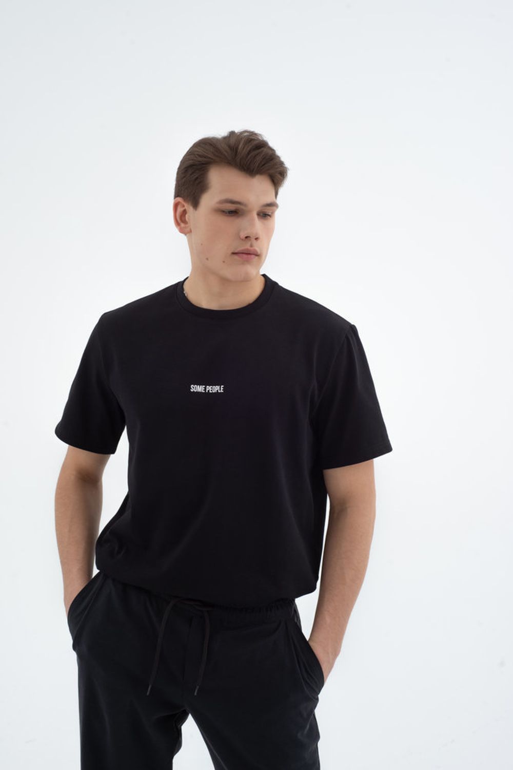 Купить Футболка SOME PEOPLE Черная Футболка SOME PEOPLE Черная