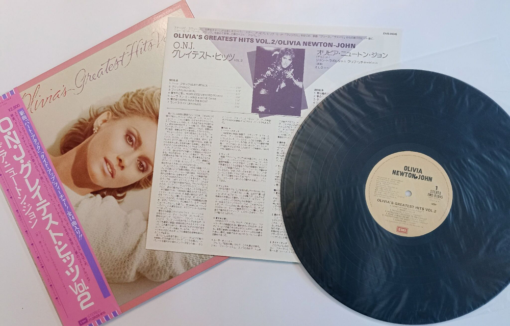 Винтажная виниловая пластинка LP Olivia Newton John Olivias Greatest Hits Vol. 2 (Japan 1982)