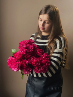 Розы Эквадор Premium 60 см (Пинк Гарден)
