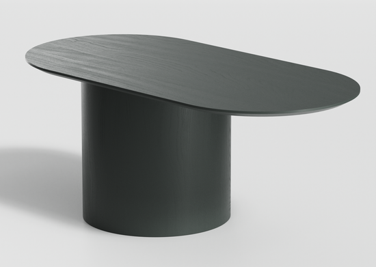 Столик Type овальный, основание D 39 см (темно-серый)