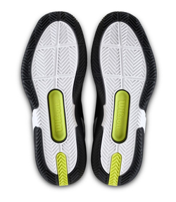 Мужские кроссовки теннисные Wilson Rush Pro 5 Clay - black/white/stormy weather