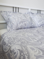 Постельное белье 2спальное сатин серое ODA