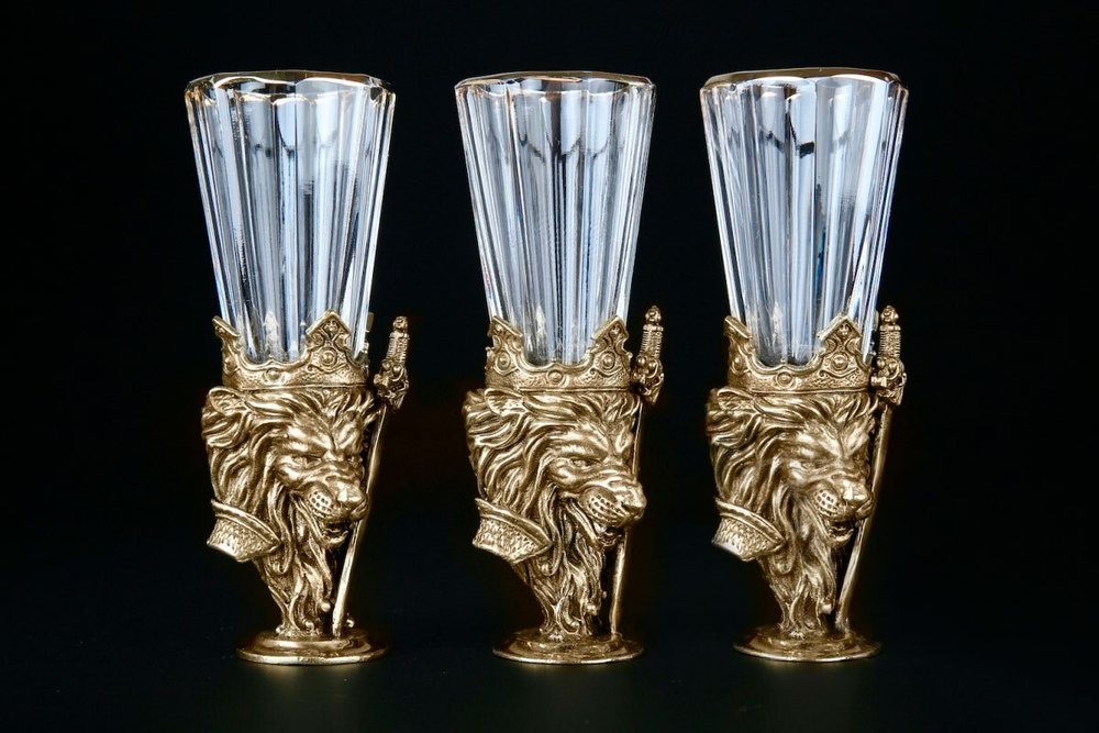 Набор рюмок-лафитников "Лев"