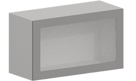 Кухня Модуль ШВГС 809 Графит / Лайт Грей