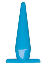 Голубая анальная пробка Funky Blue - 10,50 см.