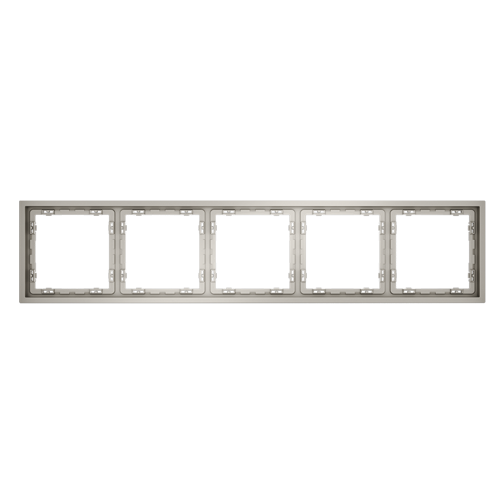 Рамка пластиковая на 5 постов, (кашемир) Voltum S70 VLS100503
