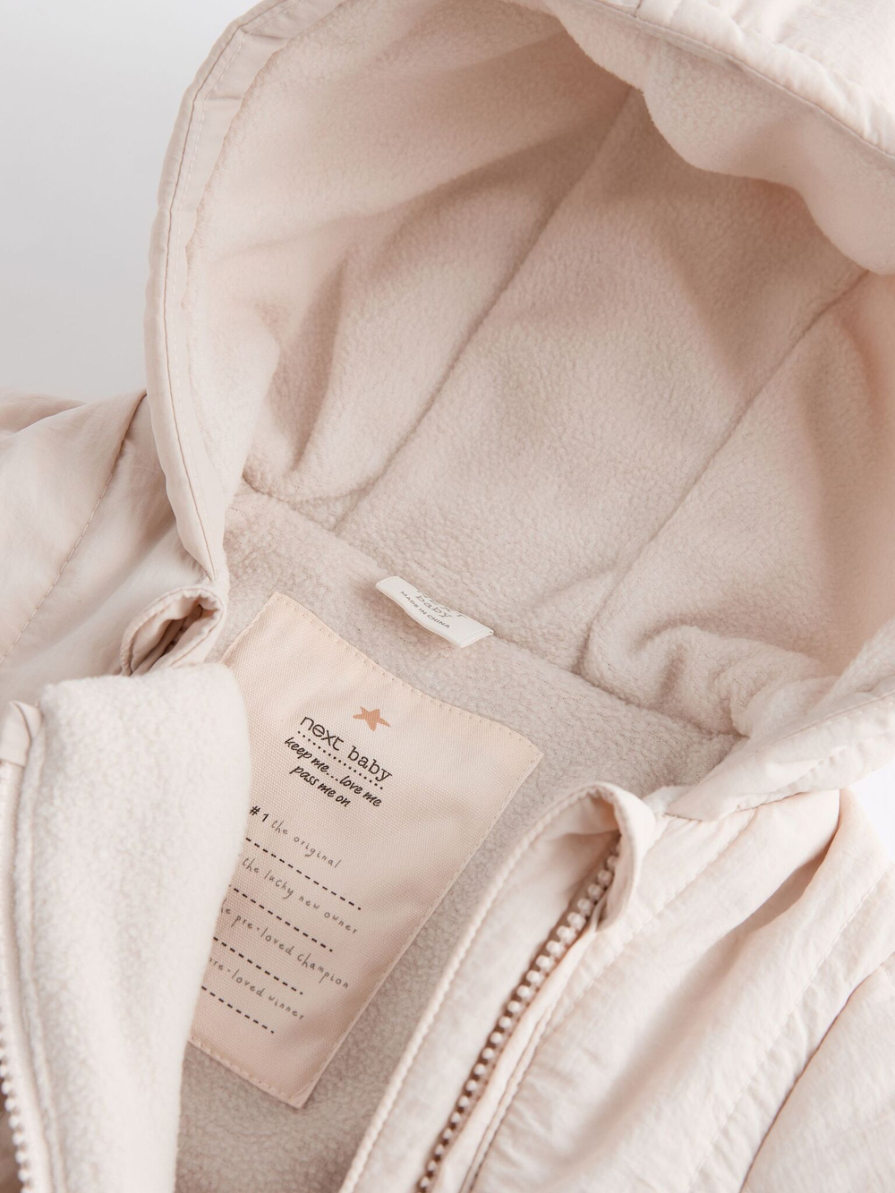 Комбинезон теплый для малышей Next K90-718, Кремовый