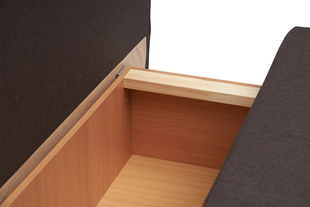 Диван Тор, рогожка, коричневый