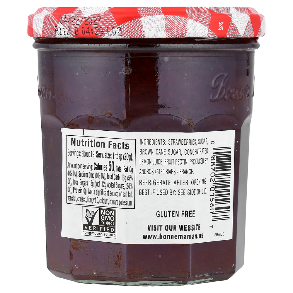 Bonne Maman, Клубничное варенье, 370 г (13 унций)