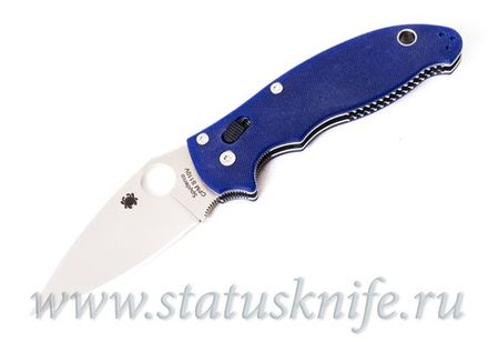Нож Spyderco Manix 2 S110V темно-синяя рукоять C101GPDBL2