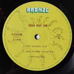 Винтажная виниловая пластинка LP Uriah Heep Live (Japan 1975) (No Obi) Sweet Lorraine