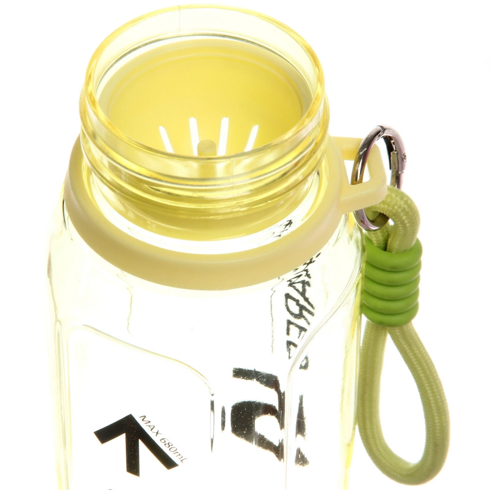 Бутылка питьевая пластиковая 680мл «Отличный день», микс цветов