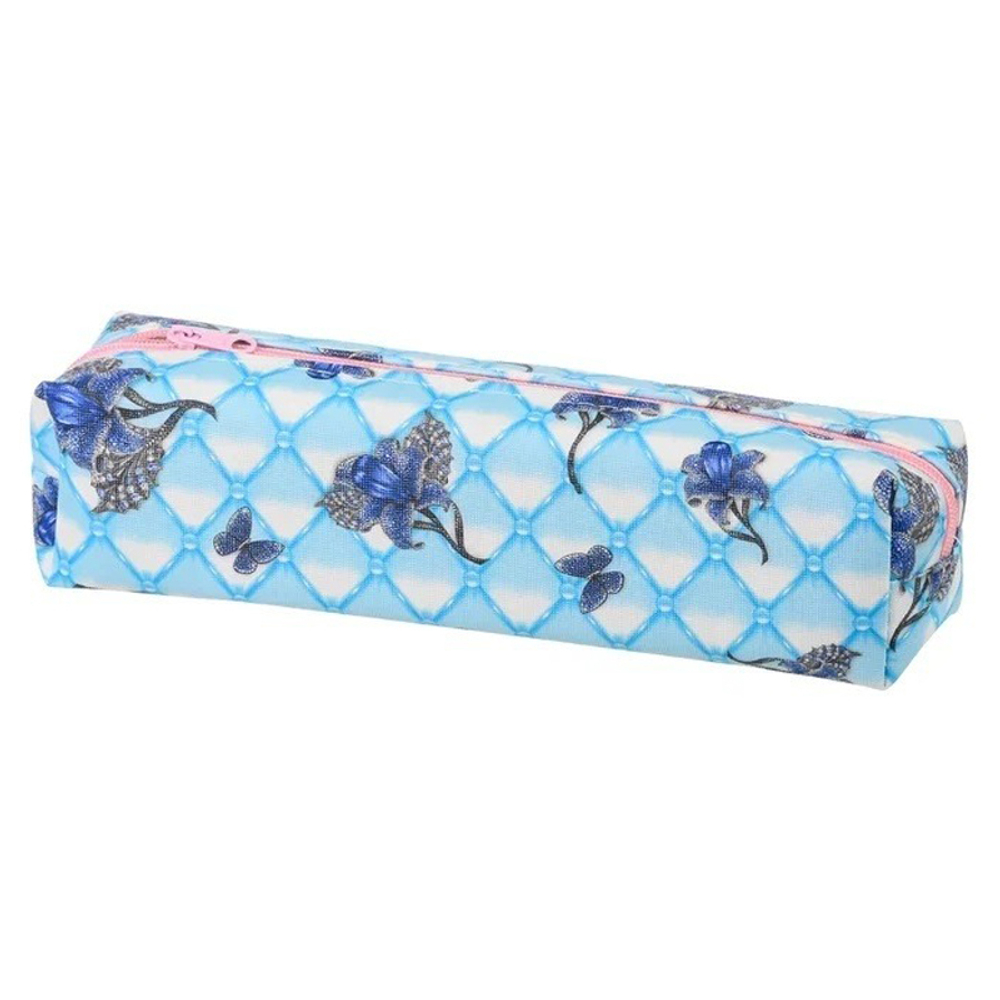 Пенал-косметичка Basir без наполнения, 20*5*5 см, серия "Цветы", ассорти