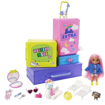 Barbie Extra - Набор Маленькая Кукла и Животные + Аксессуары HDY91