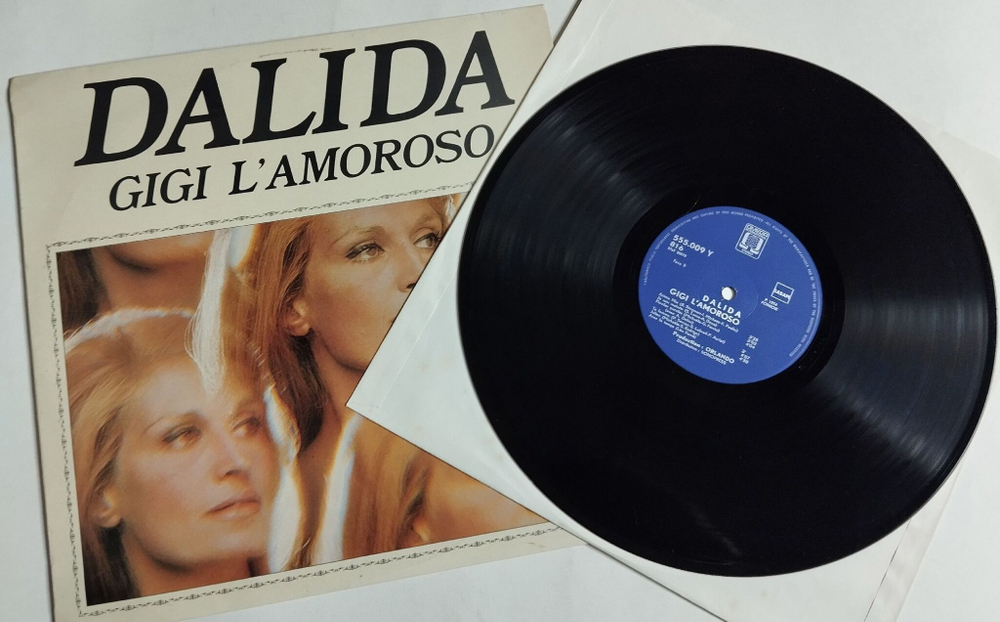 Винтажная виниловая пластинка LP Dalida Gigi Lamoroso (Belgium 1974)