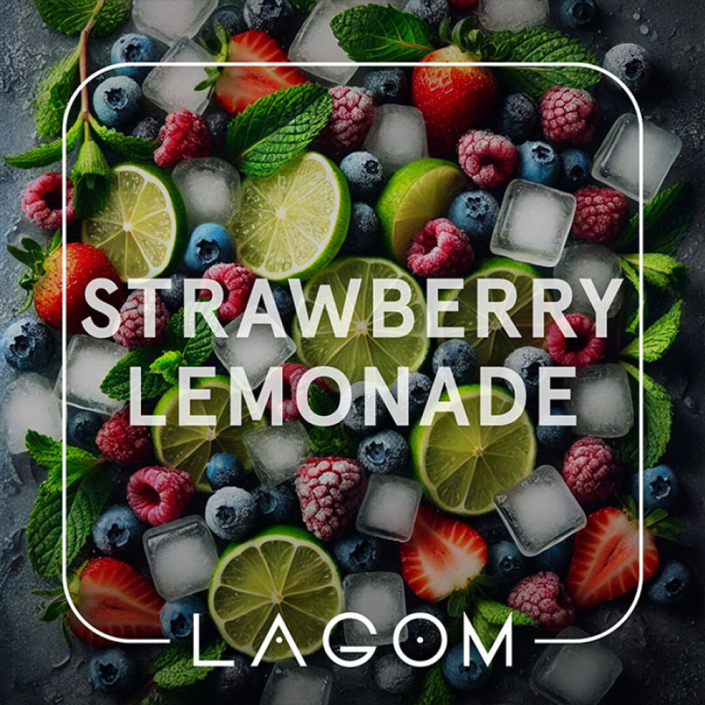 Lagom Navy Line - Strawberry lemonade (40g)