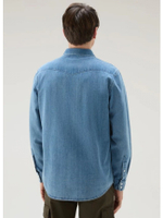 Джинсовая рубашка мужская Denim Shirt WOOLRICH